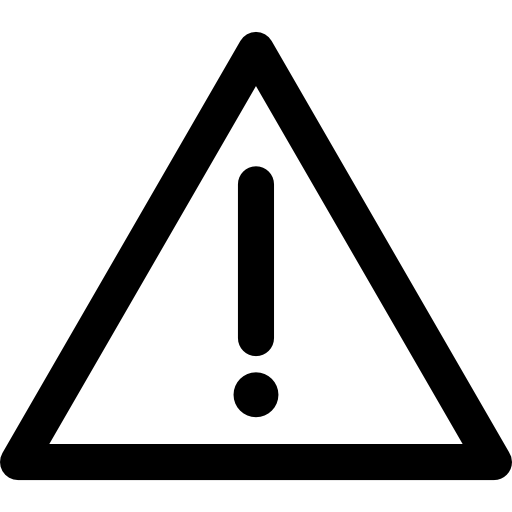 triangle, risk, danger, shapes, exclamation mark icon
