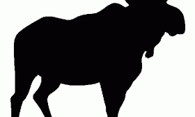 Moose Silhouette Clipart