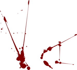 Blood splatter clip art