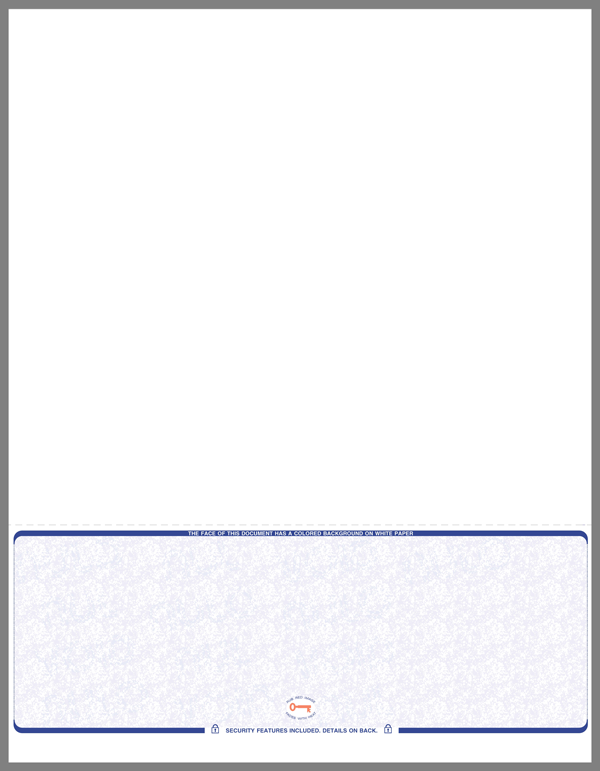 Bottom Position Checks - Blank Check Stock | Stock Checks