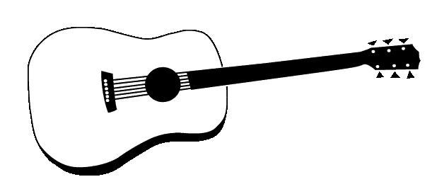 Acoustic Guitar Clip Art - Tumundografico