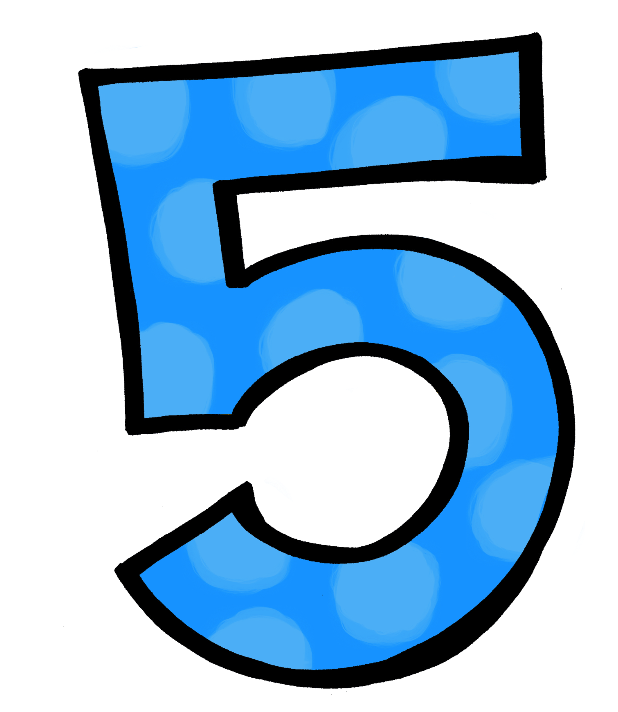 Number 5 Clipart - Tumundografico