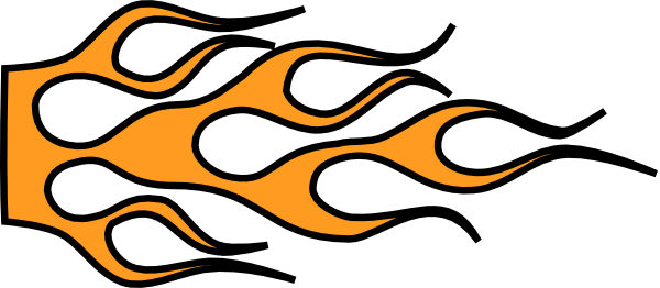 Racing Flame Car Clip Art - vector clip art online ...