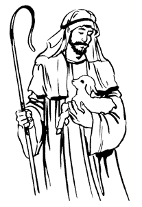 Good Shepherd Line Drawing - ClipArt Best
