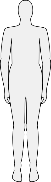 Plain Body Outline - ClipArt Best