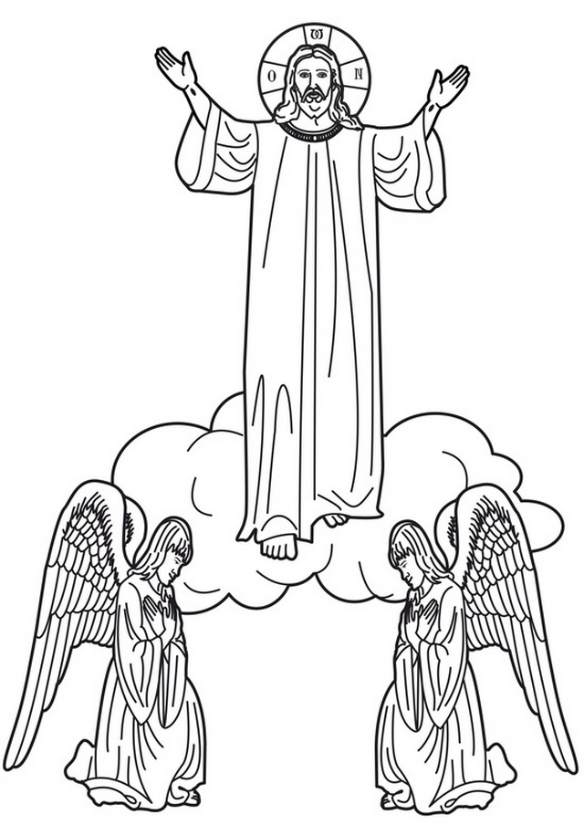 Peter Denies Jesus Coloring Page - AZ Coloring Pages