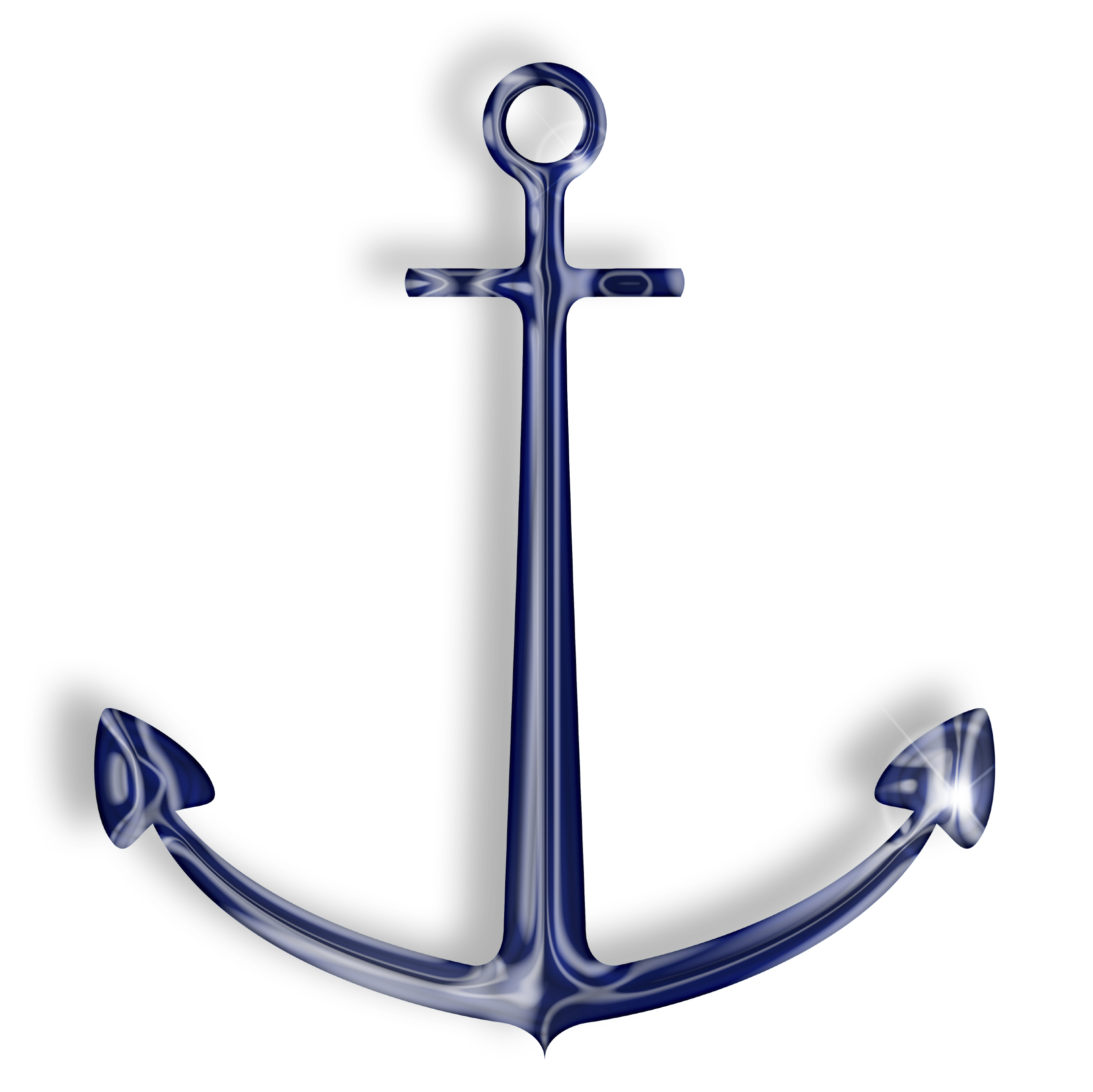 Blue Anchor Png