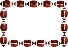 Free clipart football border