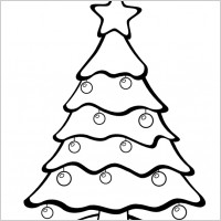 Black And White Christmas Tree