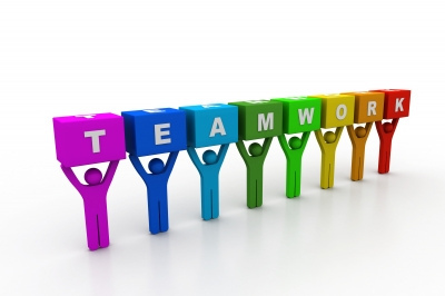 Team work clip art