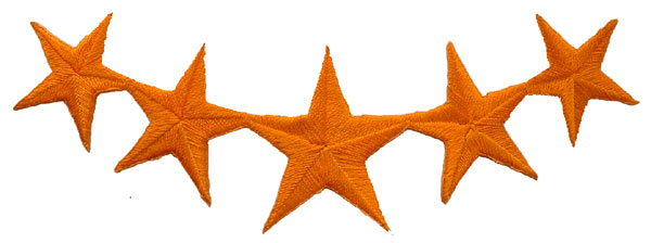 Military 5 Stars Patch [PM0356] - $3.98 : Perret's Army Surplus ...