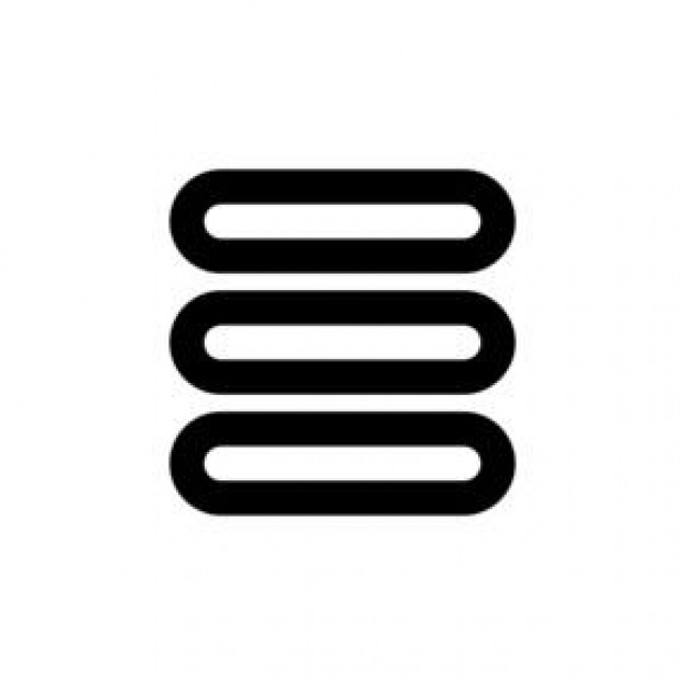Menu outline - Icon | Download free Icons