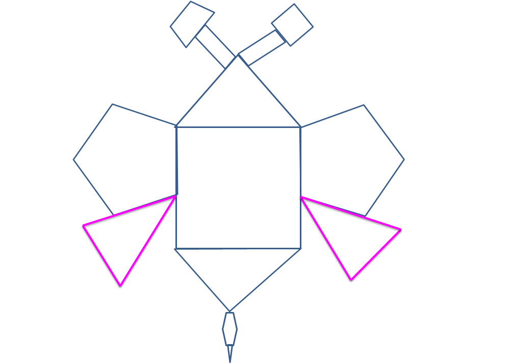 Bumble Bee tangram