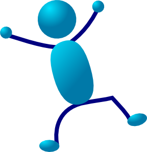 Stick Man clip art Free Vector