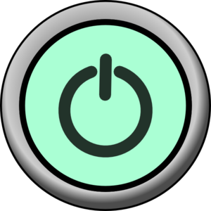 Power-button-on-green-background clip art - vector clip art online ...