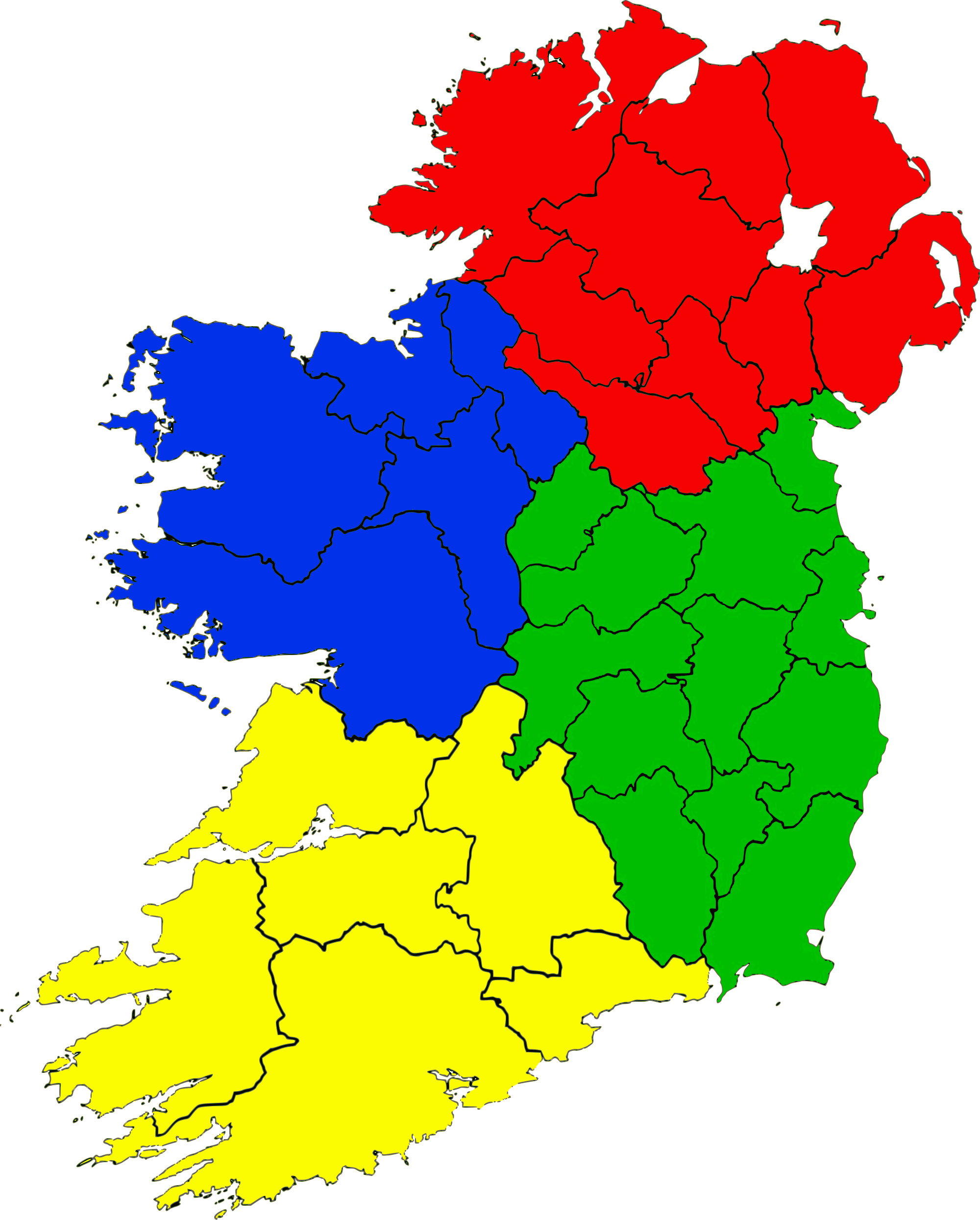 Map Of Ireland Counties - ClipArt Best