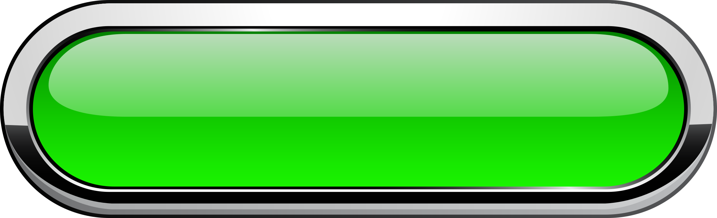 Clipart - Green Rounded Button