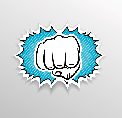 A Fist Cartoon Clip Art, Vector Images & Illustrations