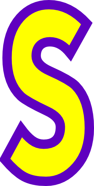Clip art letter s
