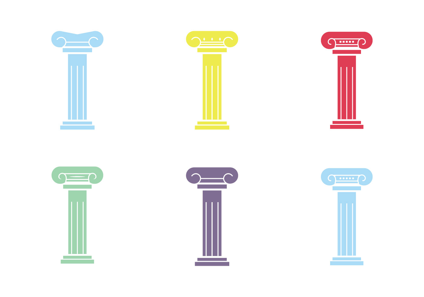 Roman Pillar Vectors - Download Free Vector Art, Stock Graphics ...