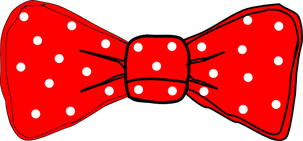 Polka Dot Bow Clipart