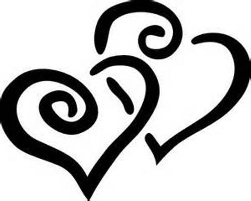 Free Black And White Clipart, Heart - ClipArt Best
