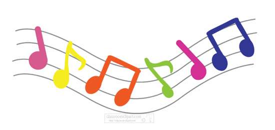 Music Animated Clipart: musical-notes-animation : Classroom Clipart