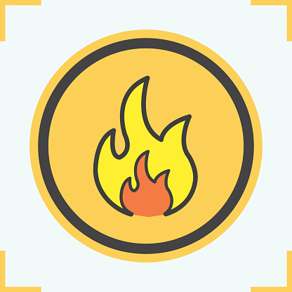 Flammable Sign Clip Art, Vector Images & Illustrations
