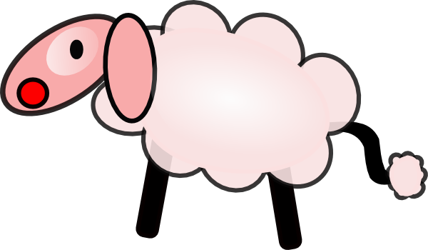 Cartoon Lamb Clip Art - vector clip art online ...