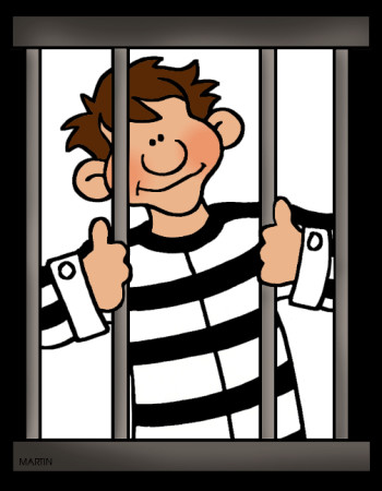 Clipart jail bird