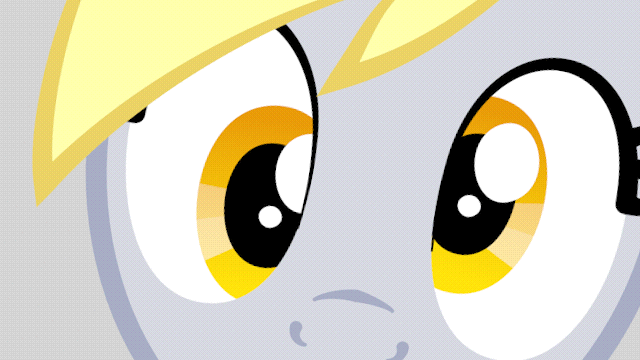 Animated GIF - Derpy Hooves, head, face, eyes | I Am Brony dot com