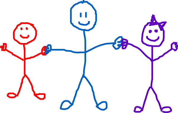 Stick Kid Clipart