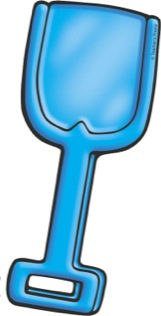 Sand shovel clipart