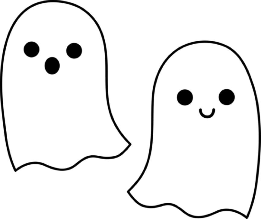 Ghost Outline Clip Art - Free Clipart Images