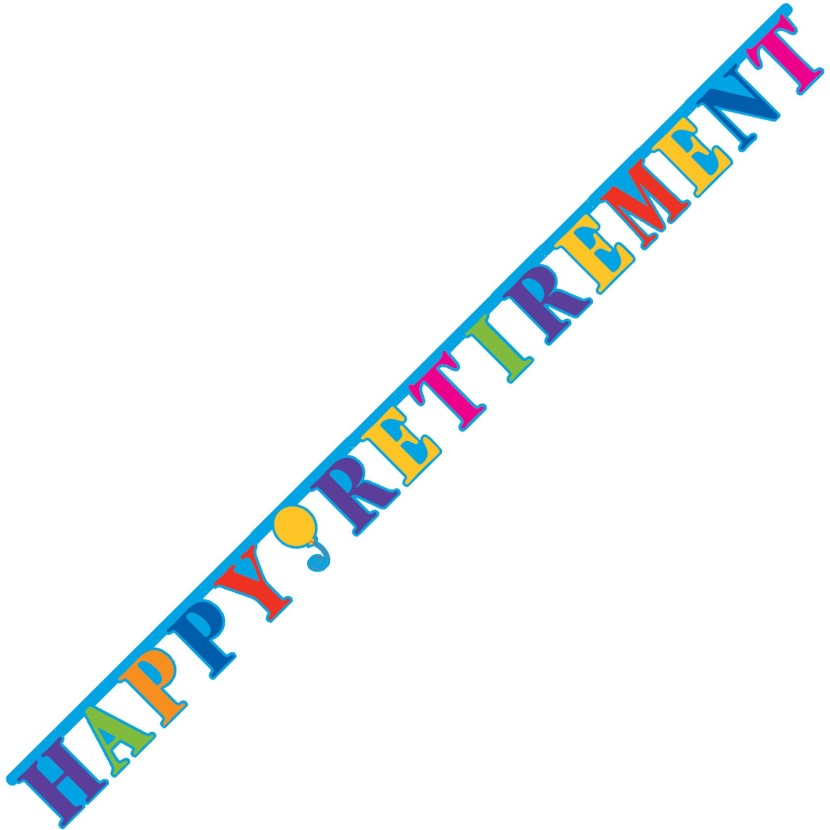 Retirement banner clip art