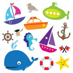 Baby Nautical Clipart - Free Clipart Images