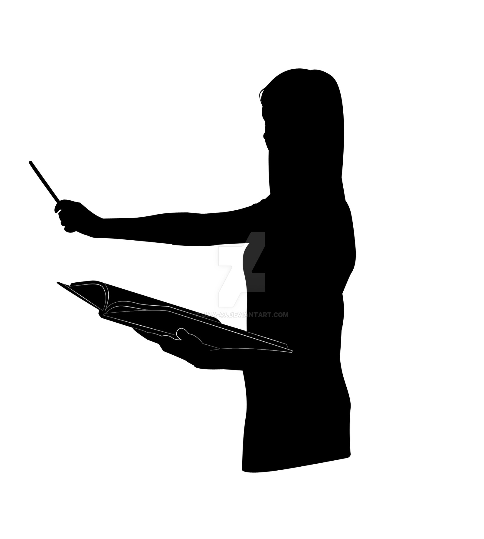 Teacher Silhouette Art Clipart