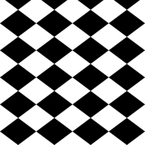 Harlequin pattern, Black and white and Fabrics