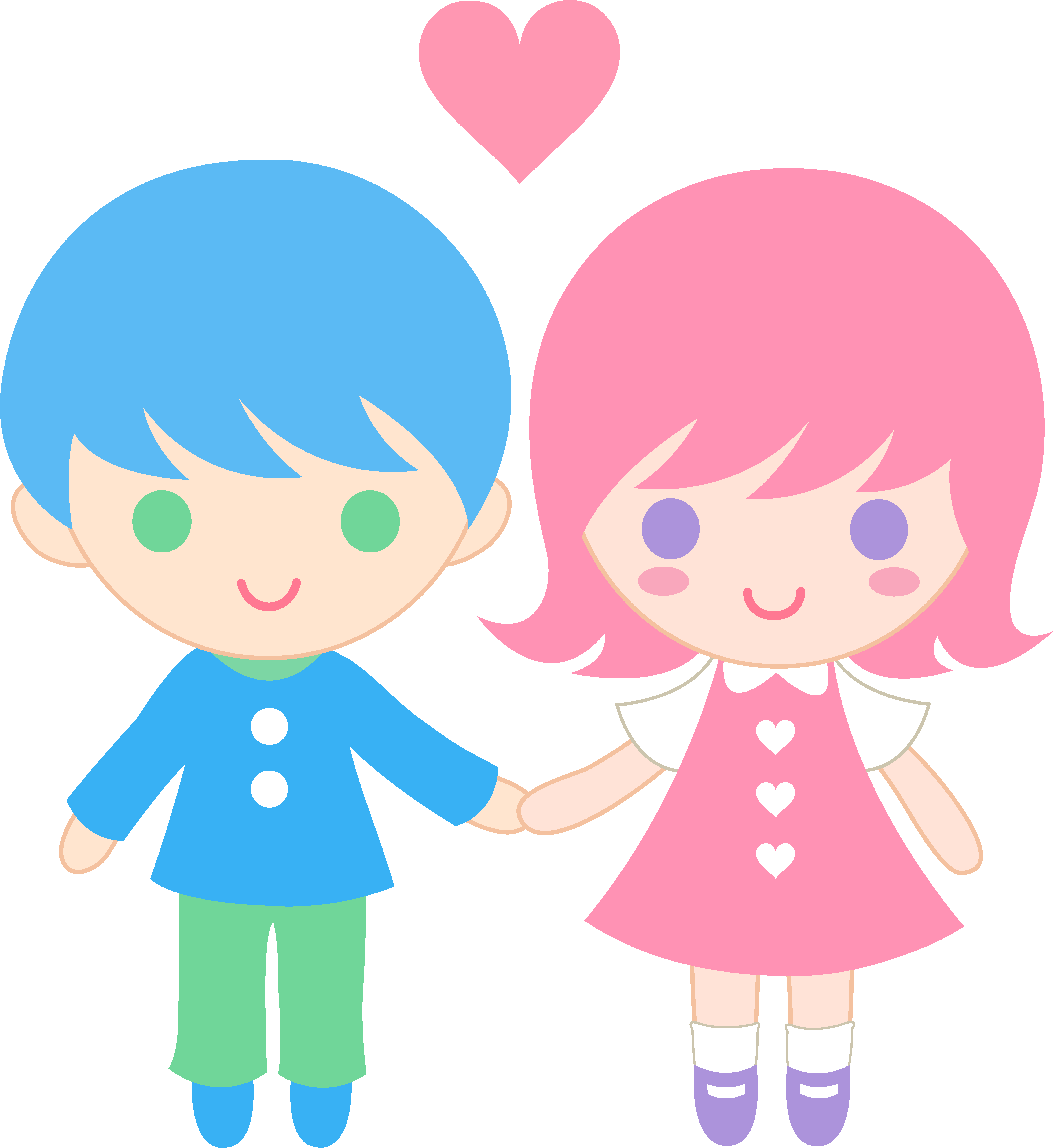 Clipart cute couple cartoon - ClipartFox