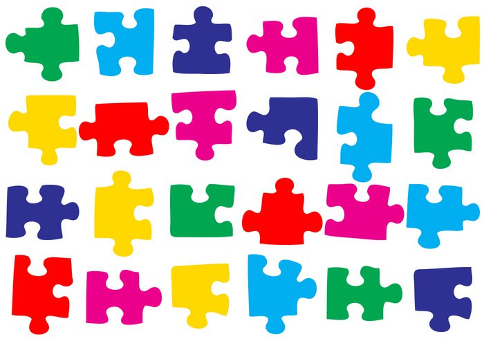 Free 50 Puzzle Pieces Brushes