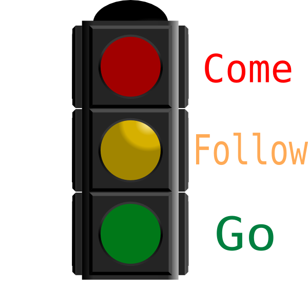 Traffic Light With Words Clip Art - vector clip art ...