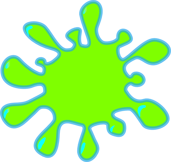 Color splatter clipart