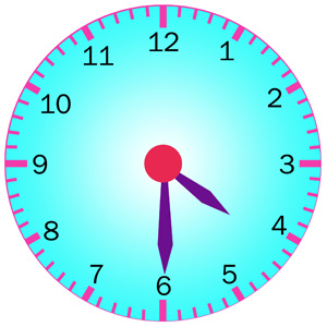 Telling Time Half Past Activity 3 | Telling Time Quiz | 12 Hour Clock