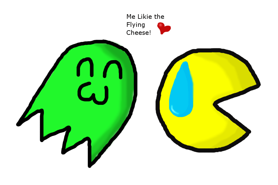 Why the Ghosts Chase Pacman by iEatTomatoes on DeviantArt