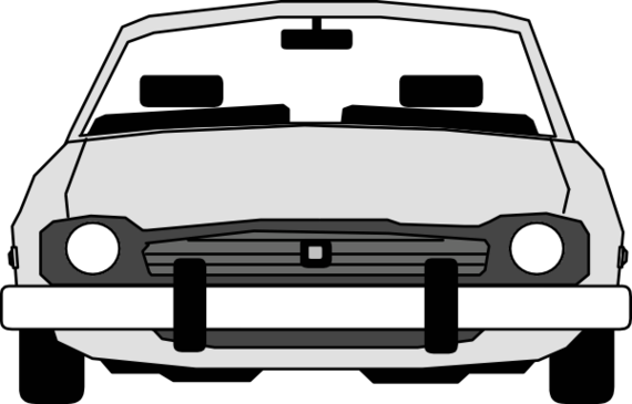 Cartoon Car Facing Forward Clipart - Free to use Clip Art Resource