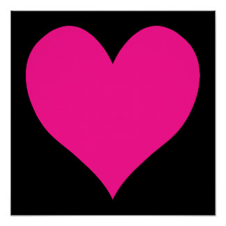 Heart Shaped Posters | Zazzle