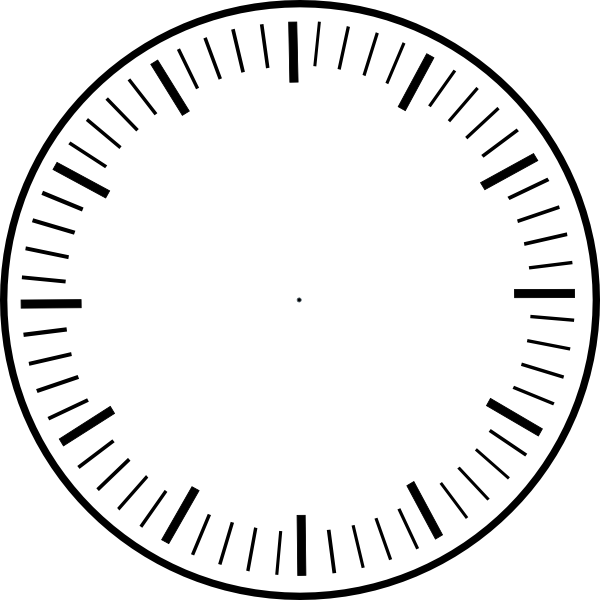 Blank clock clipart png