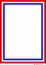 Printable Stationery Sheets, Letter Papers with Borders