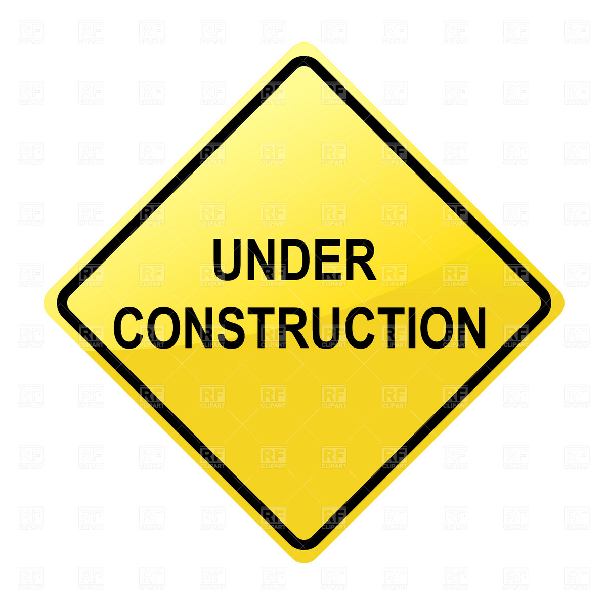 Under construction sign clip art