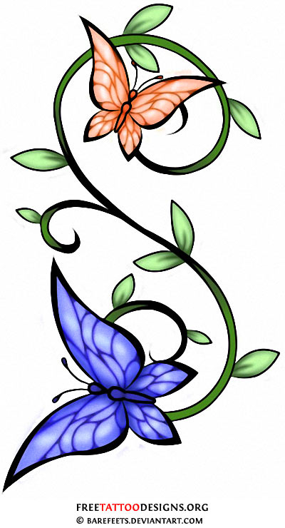 60 Butterfly Tattoos | Feminine And Tribal Butterfly Tattoo Designs